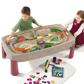 Step2 Deluxe Canyon Road Train &amp; Track Table โต๊ะเล่นรางรถ