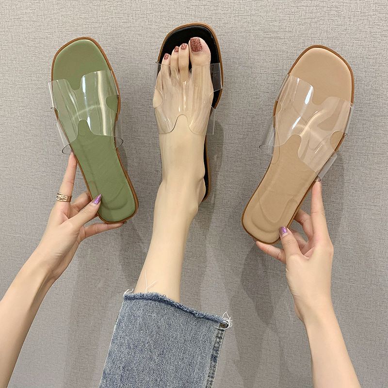 รองเท้าแตะHใส พร้อมส่งจากไทย สีสวยสดใส