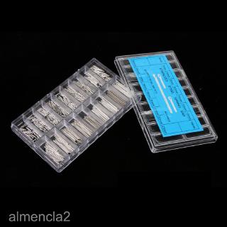 [ALMENCLA2] 360Pcs 6-23mm Watch Band Bracelet Strap Link Pin Spring Cotter Bar Part Set