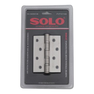 บานพับ 4 นิ้วx3 นิ้ว SOLO 3443025 SS P2SOLO 4"X3" 3443025 SS HINGE P2