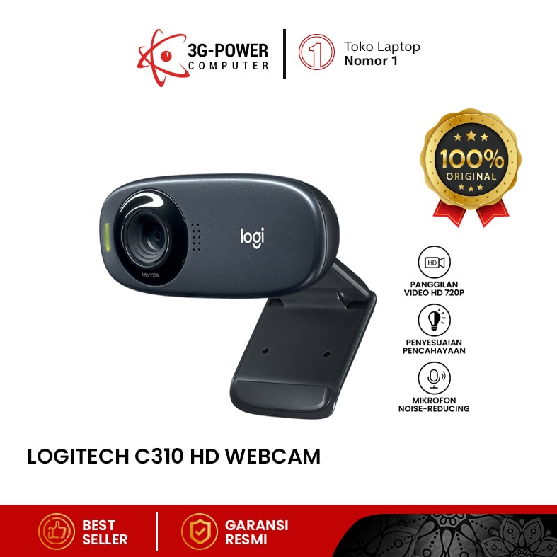 กล้องเว็บแคม Logitech C310 HD 720p รับประกันของแท้