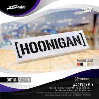 Uq Hoonigan | สติกเกอร์ตัด | สติกเกอร์ตัดเอง | สติกเกอร์ Lpatop สําหรับติดตกแต่งรถยนต์ รถจักรยานยนต์