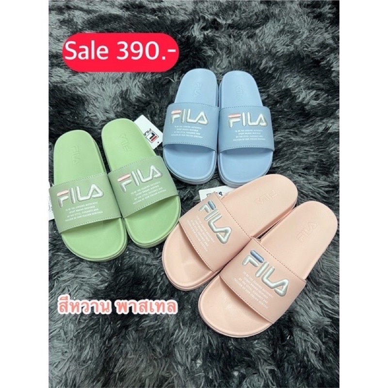 💥รุ่นใหม่💥 FILA Motto รองเท้าแตะ ลิขสิทธิ์แท้💯 ป้าย690฿