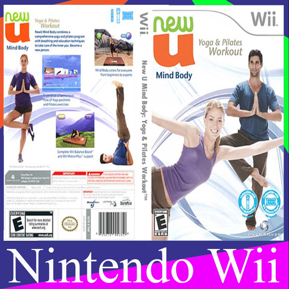 wii new u fitness yoga and pilates