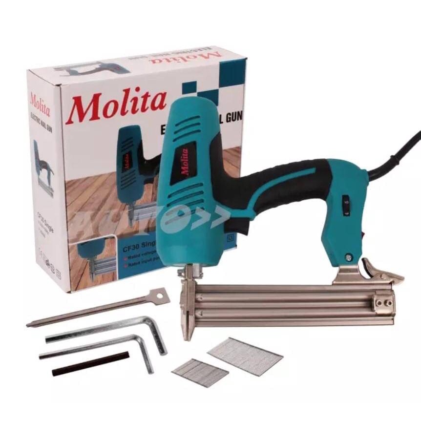 แม็กยิงตะปูโมลิต้า MOLITA เครื่องยิงแม็กไฟฟ้า electric shotting ตะปูไฟฟ้า