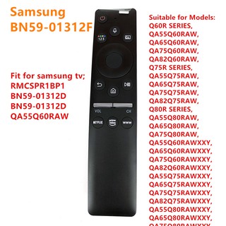 SAMSUNG BN59-01312F SMART TV Remote Control with voice LCD LED  BN5901312F RMCSPR1BP1 BN59-01312D QA55Q60RAW