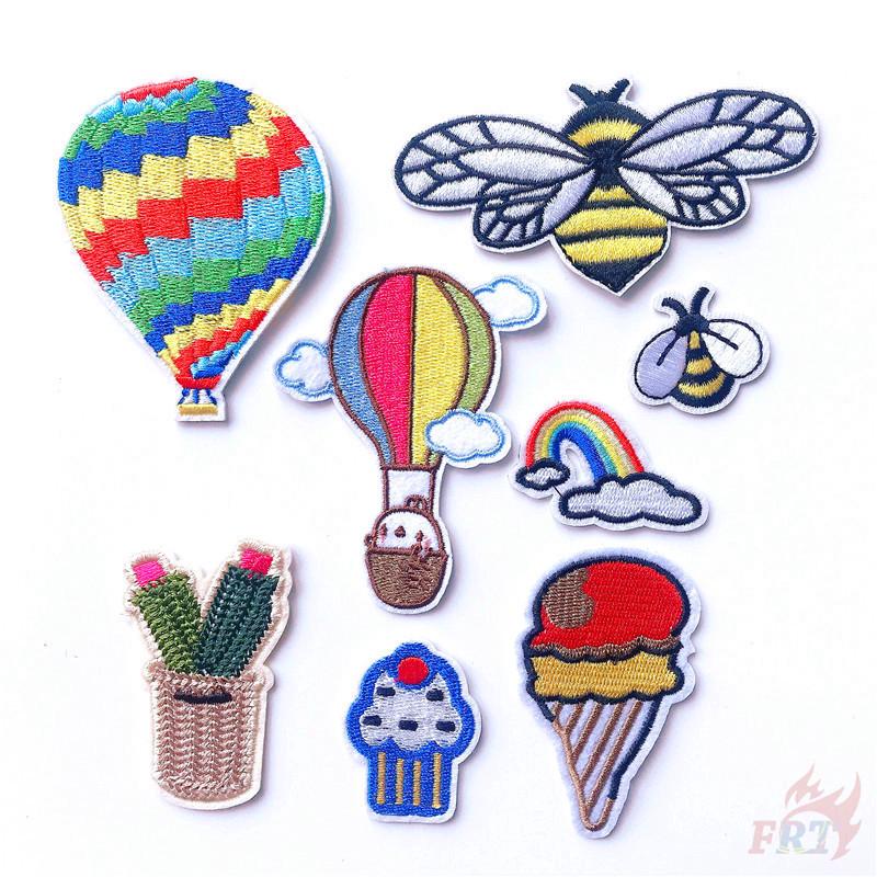 ☸ INS Patch ☸ 1Pc Cute Patch Diy Iron-on/Sew-on Embroidered Clothes Badges Patch