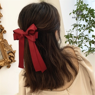 Big Bow Hairpin Cute Red Barrette Pink Hair Clip Women Girls BB Hairgrip