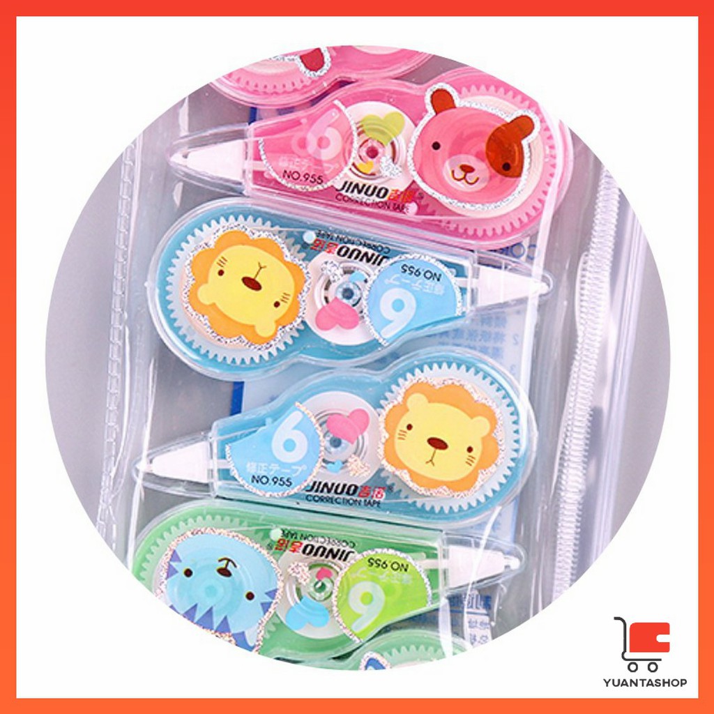 เทปลบคำผิด การ์ตูน อย่างดี 5 มม. ยาว8,16เมตร ลบปากกา ขนาดเล็ก  correction tape ราคา ถูกที่สุด ดีลบีเคเค แกลเลอรีภาพที่ 5