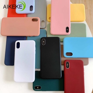 เคสโทรศัพท์มือถือซิลิโคน TPU นิ่ม บางพิเศษ สีแคนดี้ เรียบง่าย สําหรับ Realme 6 Pro 6s 6i 5 Pro 5s 5i C3