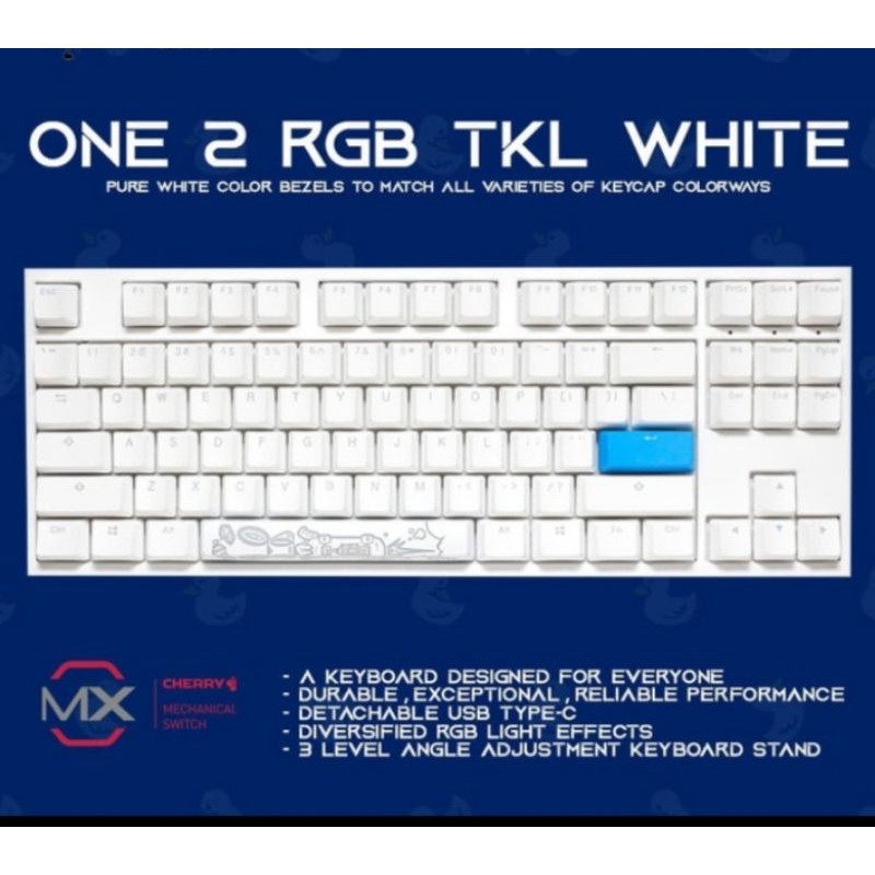 Ducky One 2 Rgb Tkl ค ย บอร ดเกมม งส ขาว Shopee Thailand