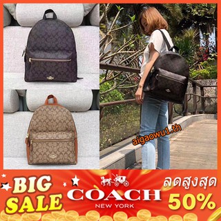 【พร้อมส่ง】COACH 38301 กระเป๋าเป้สะพายหลังกระเป๋าสะพายหลังเดินทางท่องเที่ยวขนาดใหญ่