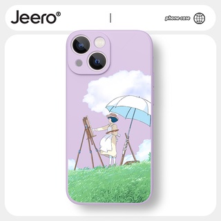 Jeero เคสไอโฟน เคสซิลิโคนนุ่มกันกระแทกการ์ตูนอนิเมะตลก เคสโทรศัพท์ Compatible for iPhone 14 13 12 11 Pro Max SE 2020 X XR XS 8 7 ip 6S 6 Plus HFF1680