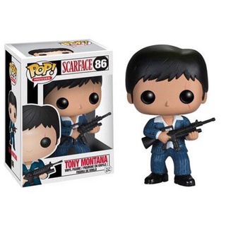 Funko POP! โมเดลฟิกเกอร์ไวนิล Scarface Tony Montana ของเล่นสะสม สําหรับเด็ก