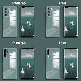 เคสโทรศัพท์ซิลิโคนหลากสีสําหรับ HUAWEI P30 P30Pro P40 P40Pro P30Plus P30P Nova7 Nova7SE เคส xbai9z compatible for เคสไอโฟน