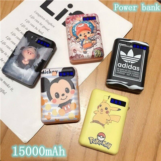 [ใส่โค้ด CDFSHVS426 ลด 15%] powerbank ความจุ 15000mAh ของแท้ 100% พาวเวอร์แบงค์ แบตสำรอง รองรับชาร์จเร็ว ชาร์จเร็ว