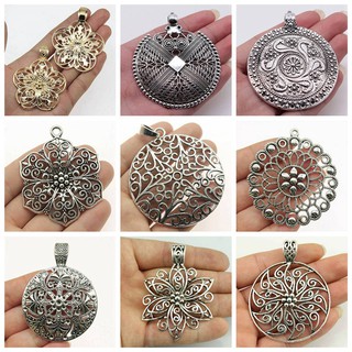 จี้รูป mandala 3 ชิ้นสําหรับเครื่องประดับ