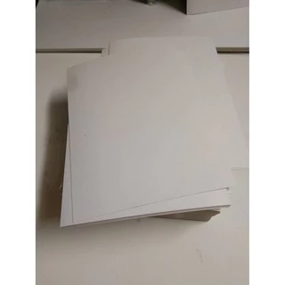 กระดาษแข็งหน้าขาวหลังเทาหนา 310 แกรม ไซด์ A4 (21 x 29.7cm.) & A5 (14.8 x 21 cm.)