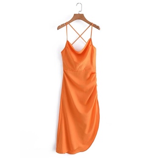 Sexy Orange Beach Dress