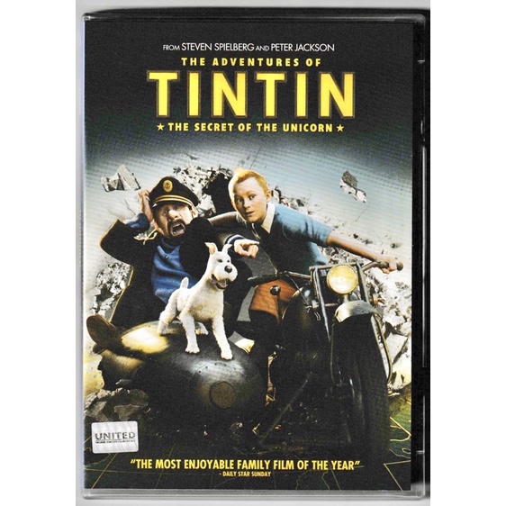 DVD The Adventures of TINTIN: The Secret of The Unicorn 🦄