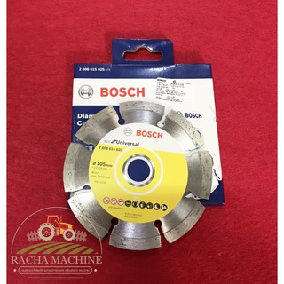 BOSCH ใบตัดเพชร ใบเพชร  ใบตัด ขนาด 4 นิ้ว ขอบร่อง สีน้ำเงิน สำหรับตัดกระเบื้อง เซรามิก หินอ่อน คอนกรีต