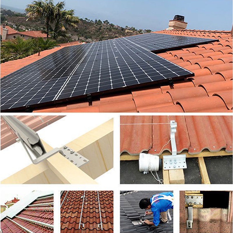 PSI SOLAR CELL อุปกรณ์จับยึดแผงโซล่าเซลล์ บนหลังคา Rail & Mounting (แบบมีตัวเลือก) - รูปที่ 6