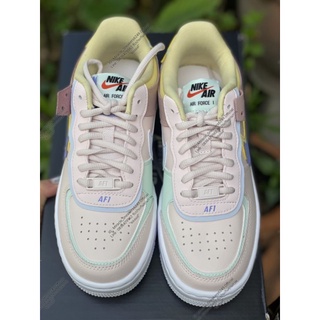 🤓Nike Air Force 1 Shadowรองเท้าผู้หญิง 📌Light Soft Pink 🔍CI0919-600⭐️New Arrival ⭐️