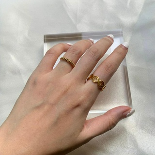 stainless ring ss22 แหวนสเตนเลส ไม่ลอกไม่ดำ