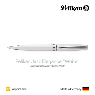 Pelikan Jazz Elegance "White" Ballpoint Pen - ปากกาลูกลื่นพิลิแกนแจ๊ซ อิลีแกนซ์