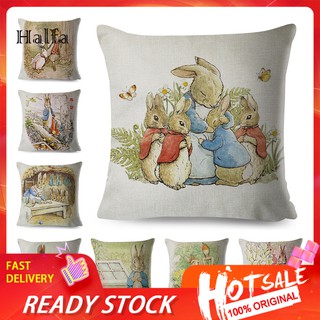 ปลอกหมอนลายการ์ตูน peter rabbit สําหรับตกแต่งบ้านโซฟาคาเฟ่ zt