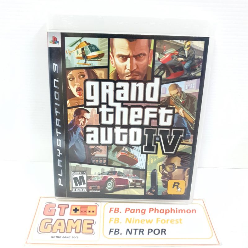 PS3 Grand Theft Auto IV [Eng.] 🎮 แผ่นแท้ GTA IV ภาคอังกฤษ 🕹