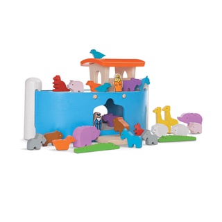 PlanToys 6116 Noahs Ark เรือโนอาห์ ของเล่นบทบาทสมมุมิ สำหรับเด็กอายุ 3 ปีขึ้นไป