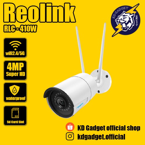 (กล้องวงจรปิด)Reolink Rlc-410w 4MP