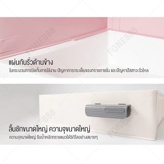 ห้องน้ำแมวใหญ่ คุณภาพสูง อัพเกรดและทำให้หนาขึ้น กระบะทรายแมวโต ป้องกันกลิ่นและแบคทีเรียที่ปิดสนิท ห้องน้ำแมวตัวใหญ่
