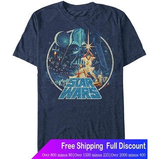 เสื้อยืดคอกลมเสื้อยืดลำลอง Star Wars Mens Graphic T-Shirt Avengers TeamS-4XL