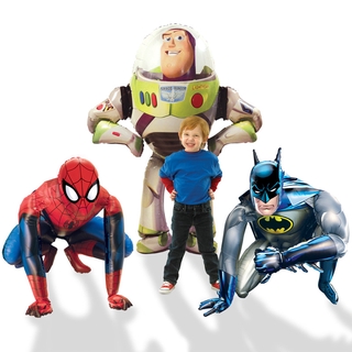 3D Large Spiderman iron Man Batman Foil Balloons Super Hero Birthday Party Decoration Supplies Childrens Gifts Air Toys globos