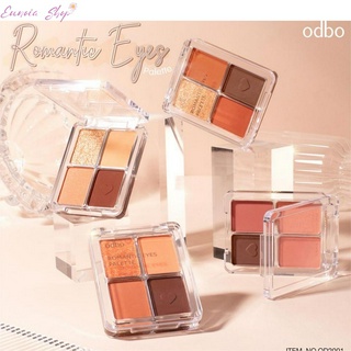 Odbo Romantic Eyes Palette Eyeshadow OD2001 โอดีบีโอ โรแมนติก พาเลท อายแชโดว์