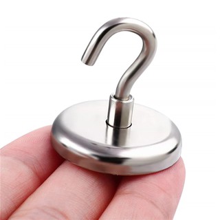 แม่เหล็กตะขอ Hook Magnet ตะขอแม่เหล็กทรงพลัง ตะขอเกี่ยว แขวนกุญแจ แม่เหล็กแรงสูง Neodymium magnet แม่เหล็กแรงดึงดูดสูง