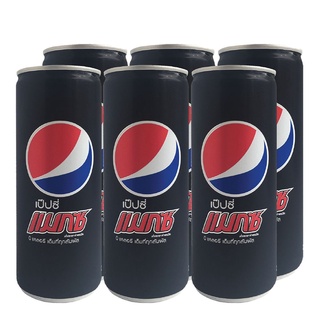 โปรโมชัน! เป๊ปซี่ สลิมแคน น้ำอัดลม ไม่มีน้ำตาล 245 มล. x 6 กระป๋อง Pepsi Slim Can Soft Drink No Sugar 245 ml x 6 Cans