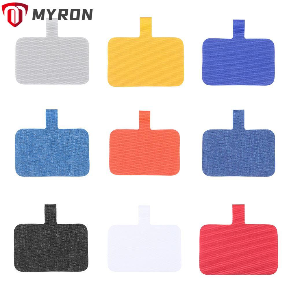 MYRON Universal Patch Detachable Neck Cord Phone Lanyard Crossbody Anti-lost Phone Safety Tether Case Straps Square Keychain Chain Gasket