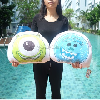 หมอนอิง พิมพ์หน้า Mike ไมค์ &amp; Sulley ซัลลี่ Tsum Tsum ซูม ซูม 12นิ้ว