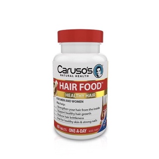 อาหารผม Carusos Hair Food Plus 60 Tablets ปลอดภัยแม่แต่คุณแม่ให้นม