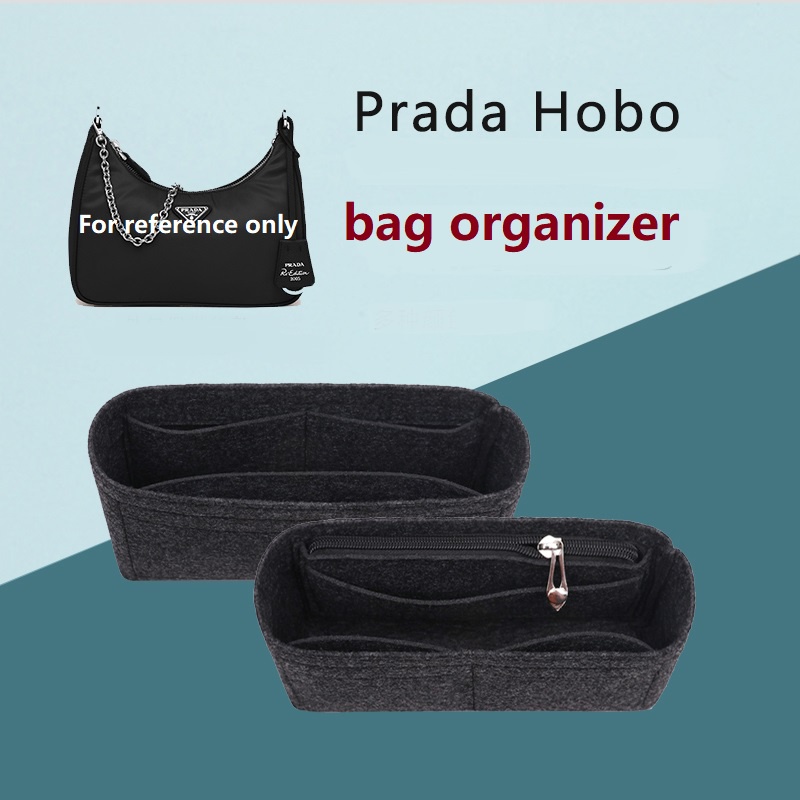 【นุ่มและเบา】ที่จัดระเบียบกระเป๋า prada re-edition 2000 hobo bag organiser ที่จัดกระเป๋า  in bag ที่จัดทรง organizer insert
