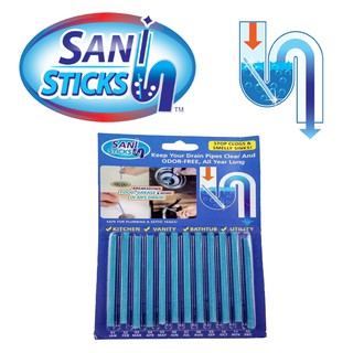 แท่งทำความสะอาดท่อน้ำ Sani Sticks