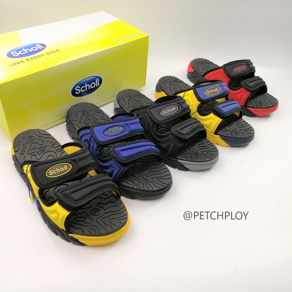 รองเท้าScholl รองเท้าสกอลล์ Scholl รุ่น Cyclone 1U-1955 สีเทา ...