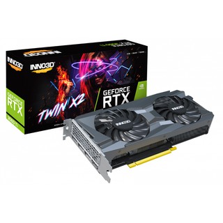 INNO3D GEFORCE RTX 3060 Ti TWIN X2 8GB GDDR6 LHR version (3Y) CR6-001138 การ์ดจอ