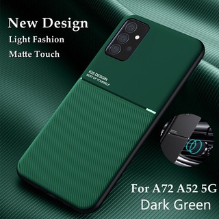 เคสโทรศัพท์มือถือหนัง TPU นิ่ม แบบแข็ง ปิดด้านหลัง กันกระแทก หรูหรา สําหรับ Samsung Galaxy A14 LTE A53 A54 A72 A52 A42 A02S A13 A32S A03S 4G 5G