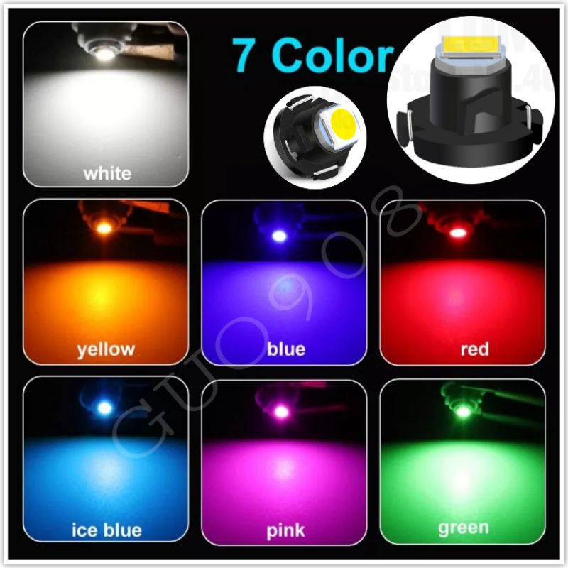 ❇️ราคา/1หลอด❇️LED T4.2 ขนาดฐาน 10มิล  หลอดไฟLED หลอดไฟหน้าปัด/แผงแอร์ หลอดไฟสวิทต่างๆ