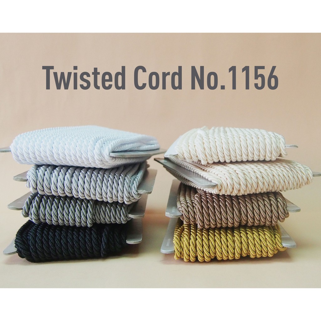 MOMOTARA No.1156 เชือก เชือก Cord เชือกเกลียว Twisted Cord ขนาด 0.5 CM ยาว 18 หลา ชุดที่ 2