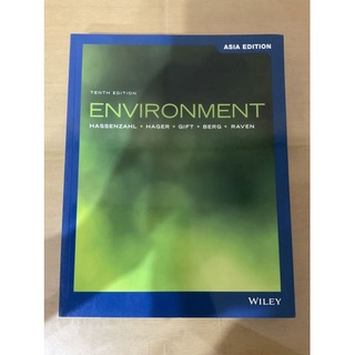 Environment, 10th Edition, Asia Edition by Hassenzahl (Wiley Textbook)